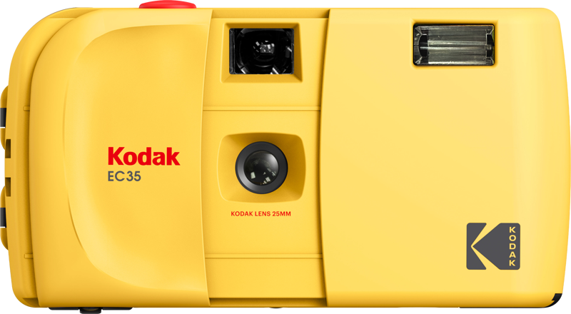 Kodak EC35 Film Camera Butter Yellow + Kodak Ultra Max 24 Exp