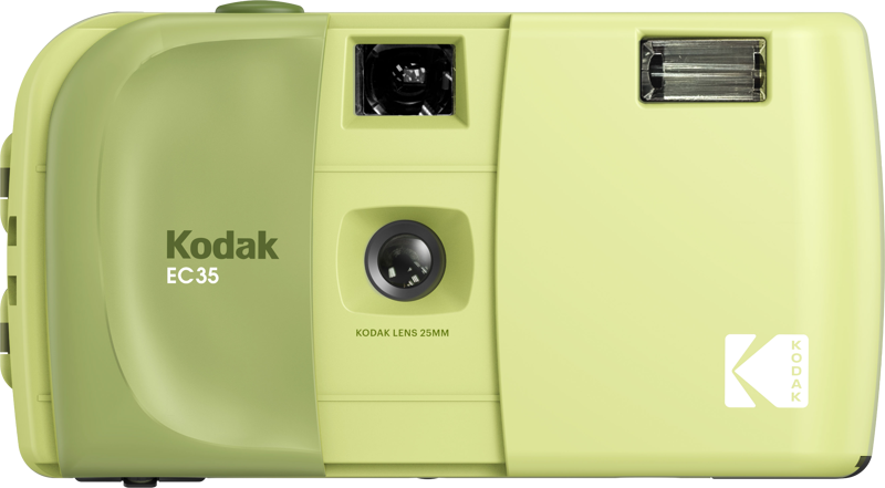 Kodak EC35 Film Camera Avocado Green + Kodak Ultra Max 24 Exp