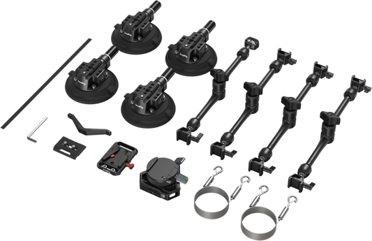 SmallRig 3565 All-in-One 4-Arm Suction Cup Camera Mount Kit for Vehicle Shooting SC-15K