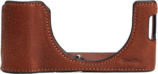 SmallRig 4699 Leather Half Case Kit for FUJIFILM X100VI (Brown)