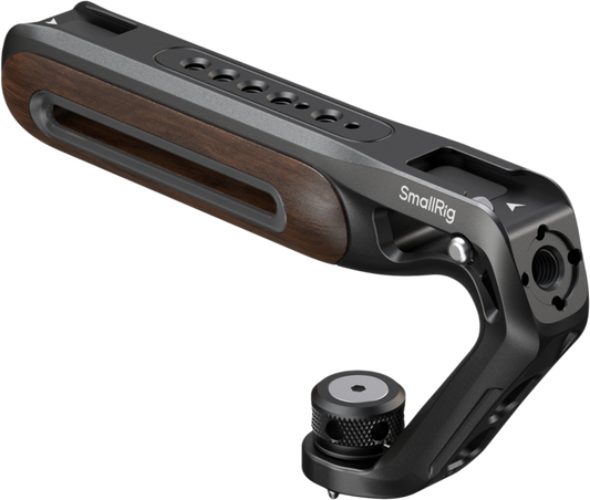 SmallRig 5252 Wooden Top Handle with 1/4''-20 and ARRI 3/8''-16 Locating Screw
