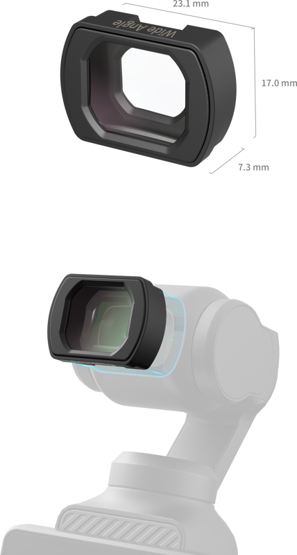 SmallRig 5650 Wide-Angle Lens for DJI Osmo Pocket 3