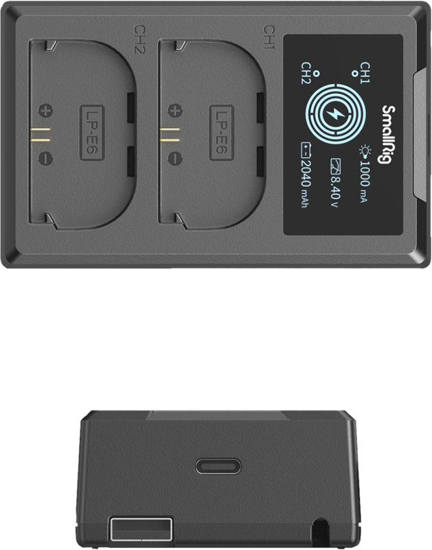 SmallRig 4084 Battery Charger For LP-E6 Batteries