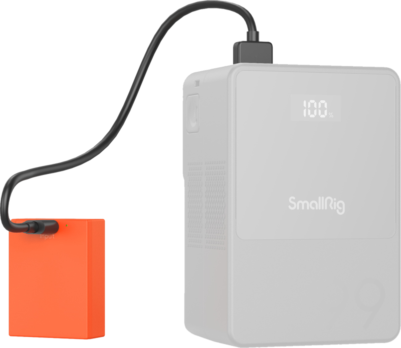 SmallRig 5088 USB-C Rechargeable Camera Battery NP-W126S Orange