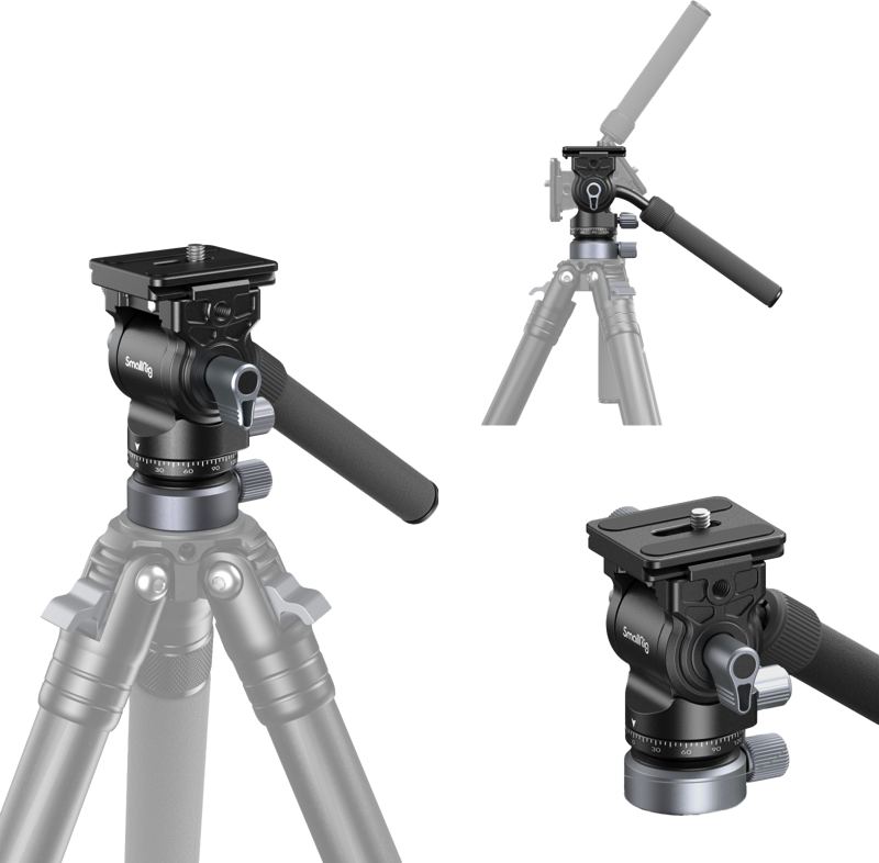 SmallRig 4170 Video Head CH20 with Leveling Base