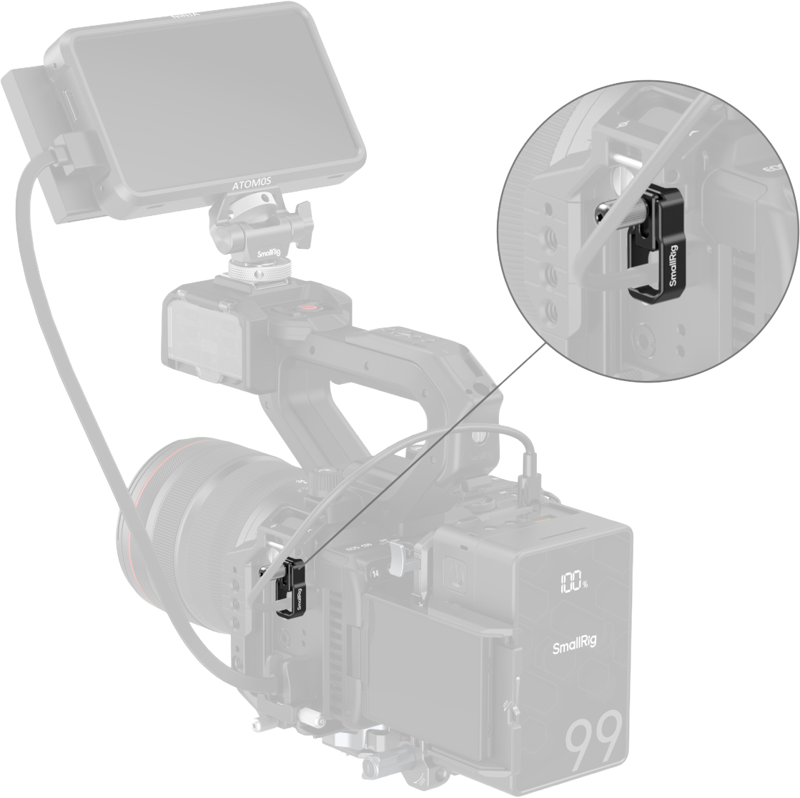 SmallRig 5660 USB-C Cable Clamp for Cages for Canon EOS C50