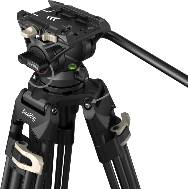 3751 Video Tripod Heavy-Duty with Fluid Head AD-01