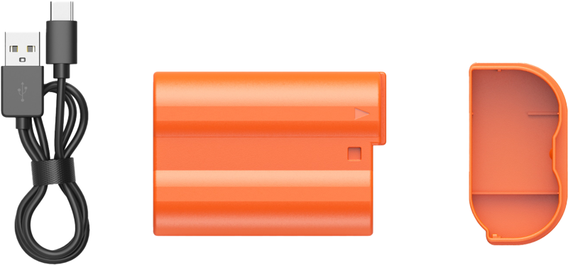 4966 EN-EL15c USB-C Rechargeable Camera Battery Orange