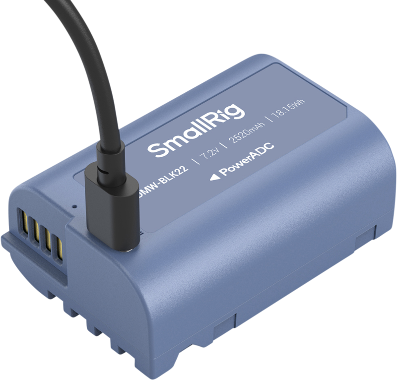 SmallRig 4906 Camera Battery USB-C Rechargeable DMW-BLK22