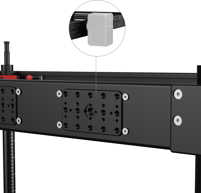 SmallRig 4573 36" Lightweight Video Production Camera Cart