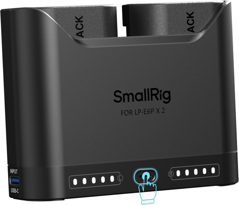 SmallRig 5485 Turbo Charging Kit for LP-E6P Camera Batteries
