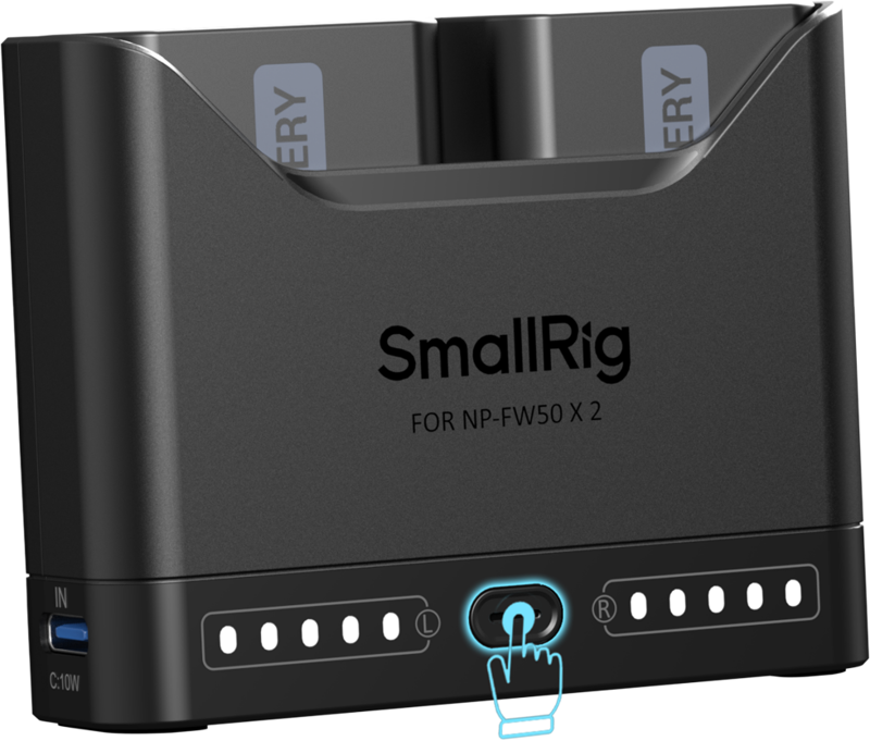 SmallRig 5488 Turbo Charging Kit for NP-FW50 Camera Batteries