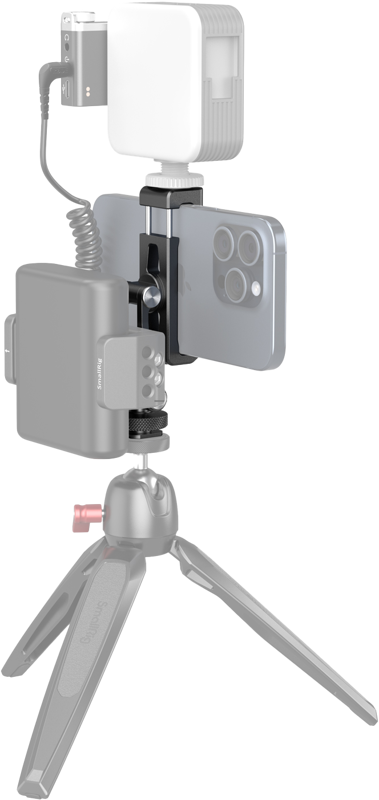 4382 Metal Phone Holder with Cold Shoe Mount