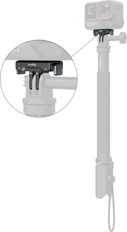 SmallRig 5814 Quick Release Mount Adapter for Insta360 X5 / X4 Air / Ace Pro 2 / Ace Pro / Ace
