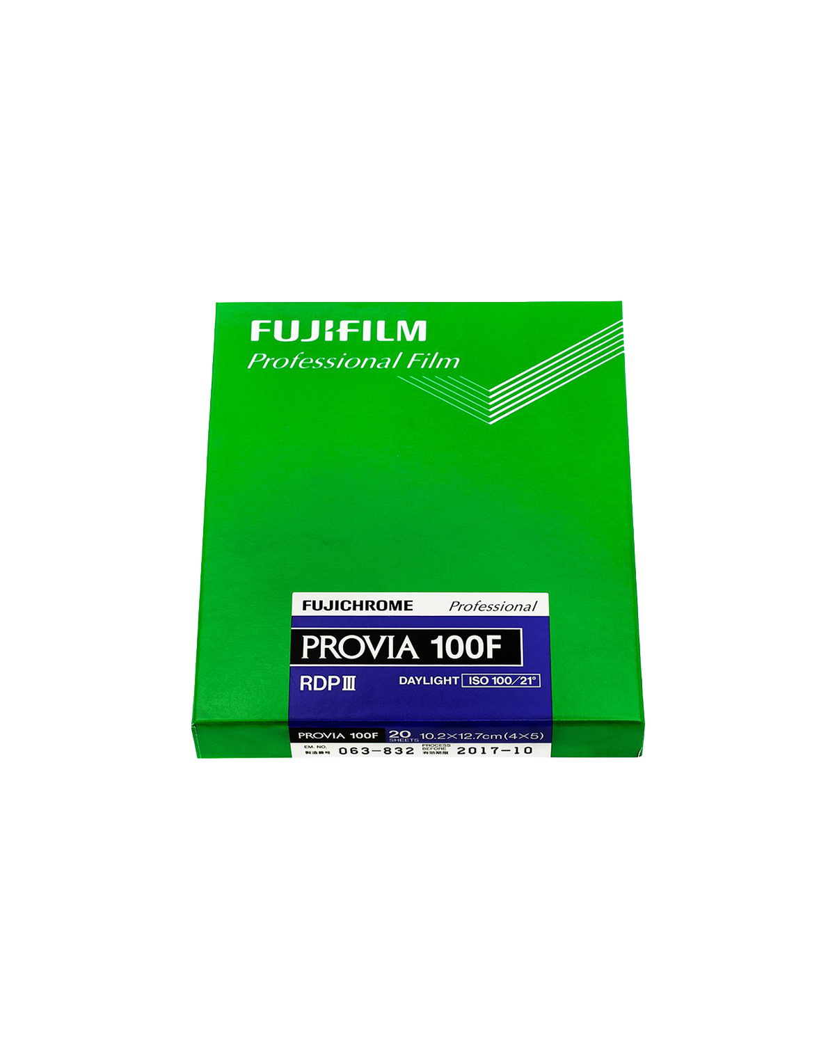 Fuji PlanFilm provia 100F 4x5 inch
