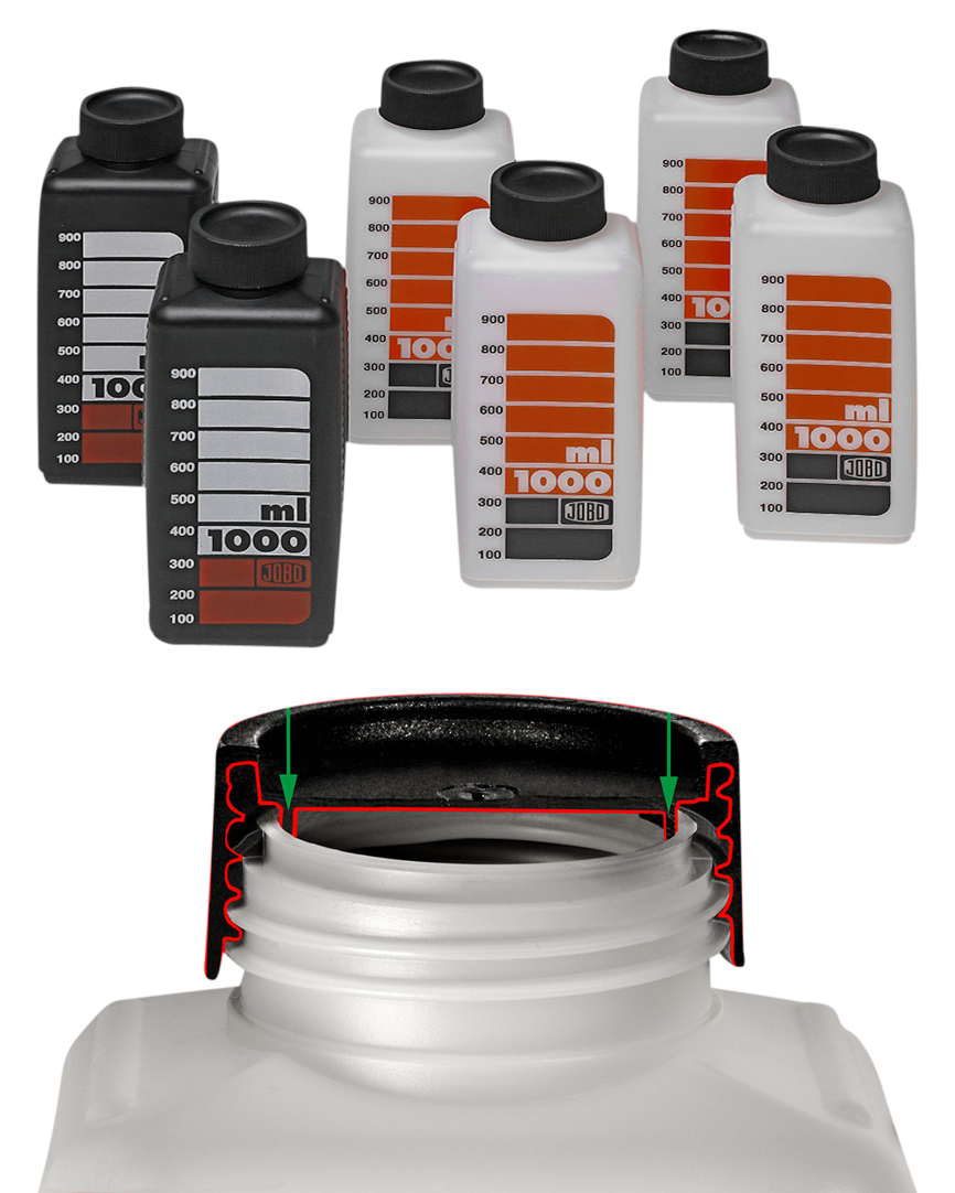 JOBO Bottle Kit 1000ml (2x 3372 + 4x 3373)