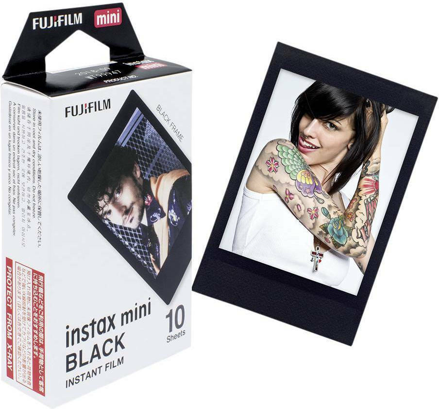 Hârtie foto INSTAX - set 10 bucăți - MINI / Black