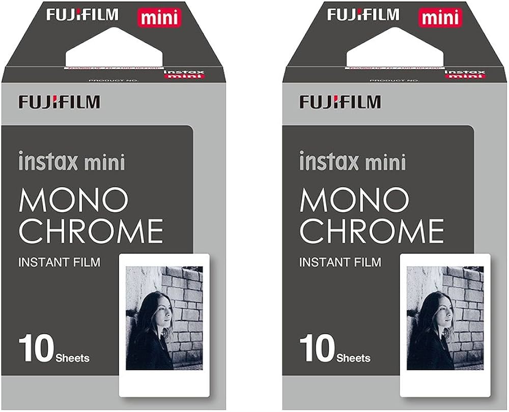 Hârtie foto INSTAX - set 10 bucăți - MINI / Monochrome