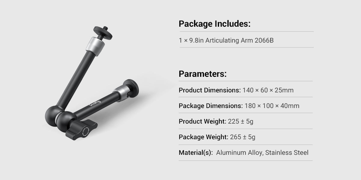 SmallRig 2066 Articulating Arm 9,8 Inch