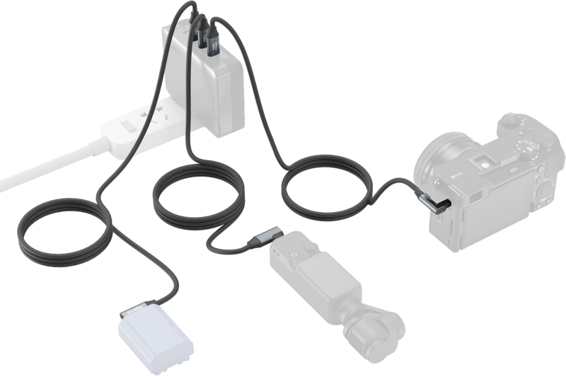 SmallRig 4791 USB-C (Straight) to USB-C (Angled) 60cm