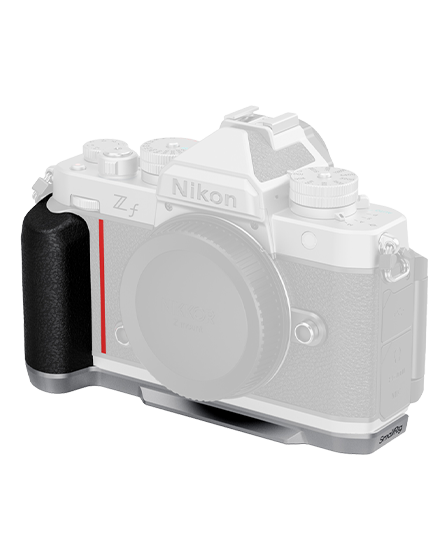 SmallRig 5706 L-Shaped Mount Plate with Silicone Handle for Nikon Z f Silver