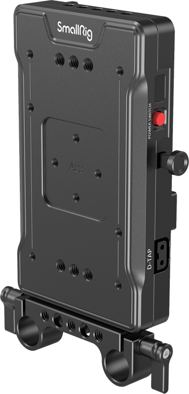 SmallRig 3203 Advanced V-Mount Battery Mount Plate with Dual 15mm Rod Clamp