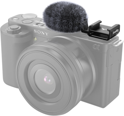 SmallRig 3526 Cold Shoe Adapter with windshield Kit For Sony ZV-E10 & ZV-1