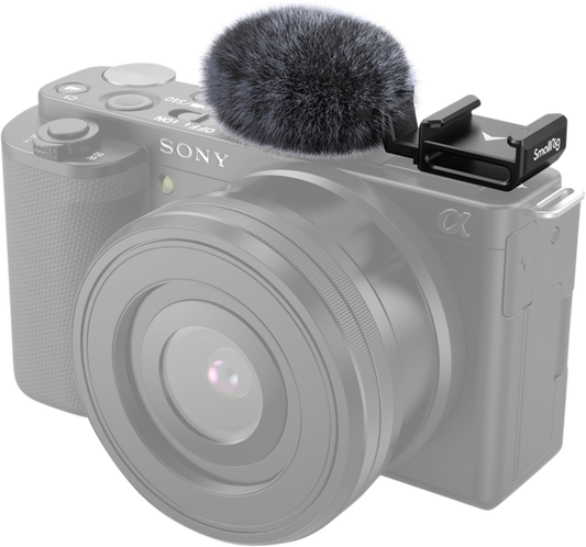 SmallRig 3526 Cold Shoe Adapter with windshield Kit For Sony ZV-E10 & ZV-1