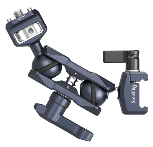 SmallRig 3875 Magic Arm with Dual Ball heads (1/4"-20 Screw and NATO Clamp)