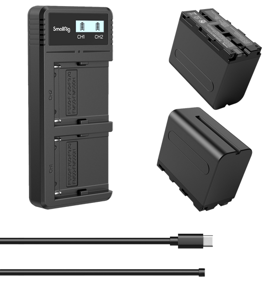 SmallRig 3823 NP-F970 Battery & Charger Kit