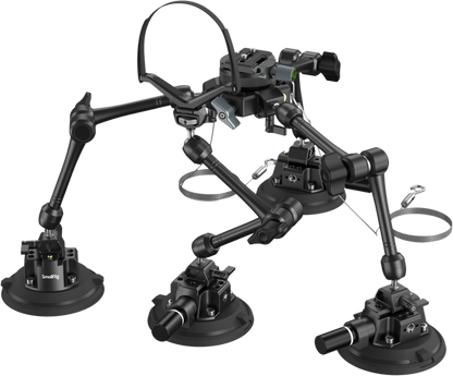 SmallRig 3565 All-in-One 4-Arm Suction Cup Camera Mount Kit for Vehicle Shooting SC-15K