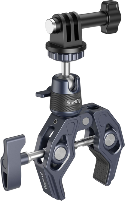 SmallRig 4102 Super Clamp with 360 Ballhead Mount for Action Cameras