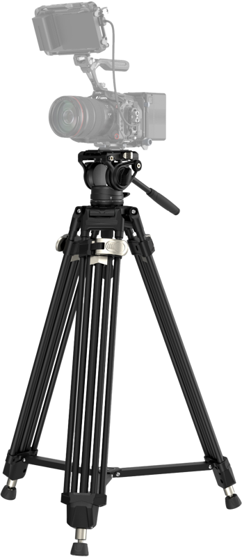 SmallRig 4163 Heavy-Duty Aluminium Video Tripod Kit FreeBlazer AD-80