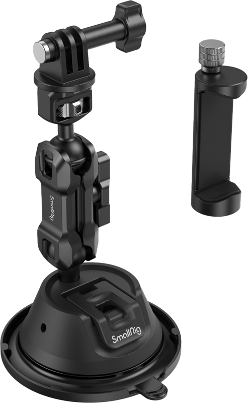 SmallRig 4275 Portable Suction Cup Mount Support Kit for Action Cameras / Mobile Phones SC-1K