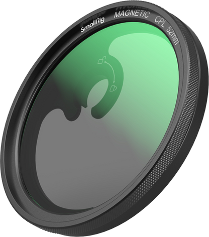 SmallRig 4388 MagEase Magnetic CPL Filter Kit with M-mount Filter Adapter (52mm)