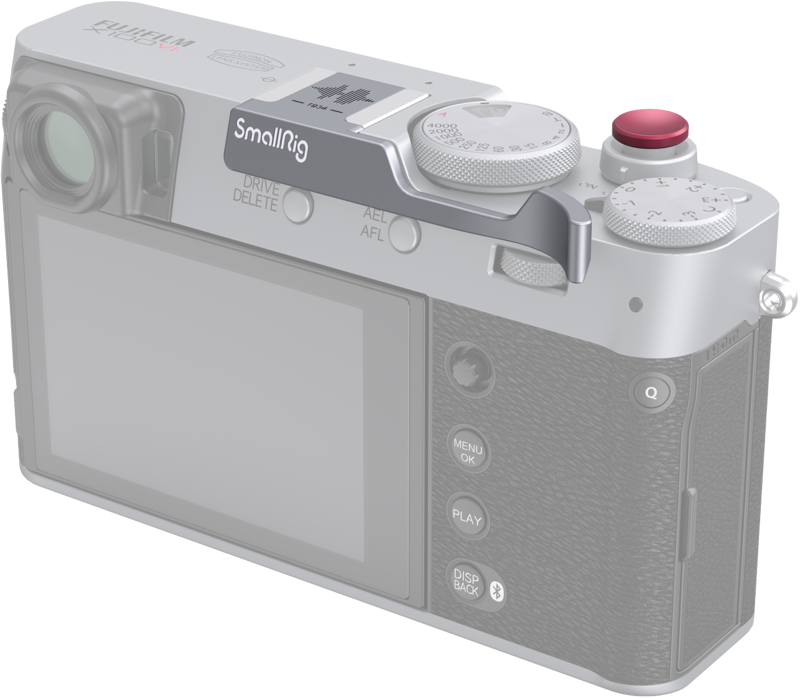 SmallRig 4566 Thumb Grip for Fujifilm X100VI / X100V Silver
