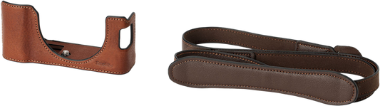 SmallRig 4699 Leather Half Case Kit for FUJIFILM X100VI (Brown)