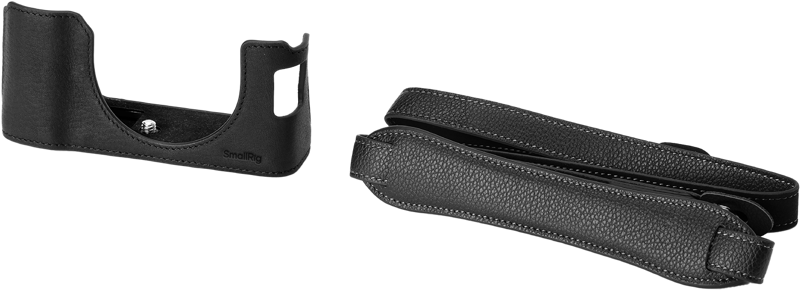 SmallRig 4700 Leather Half Case Kit for FUJIFILM X100VI (Black)