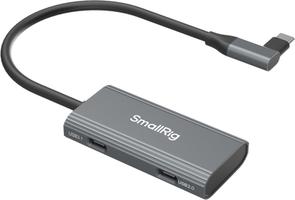 SmallRig 4598 USB-C Hub 4-in-1 PD/USB-C 3.1/USB-C 2.0 with Audio Adapter