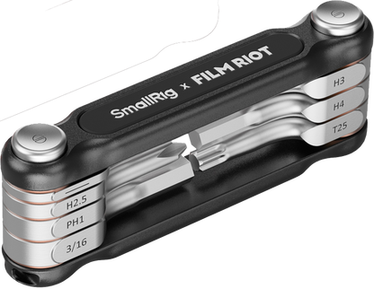 SmallRig 4374 x FILM RIOT 7-in-1 Folding Wrench Set with Multiple Angle Positioning Black
