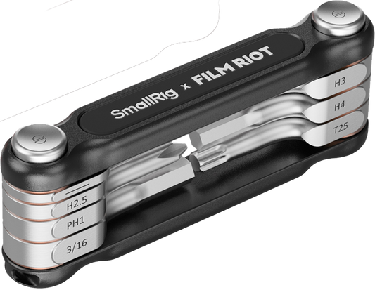 SmallRig 4374 x FILM RIOT 7-in-1 Folding Wrench Set with Multiple Angle Positioning Black