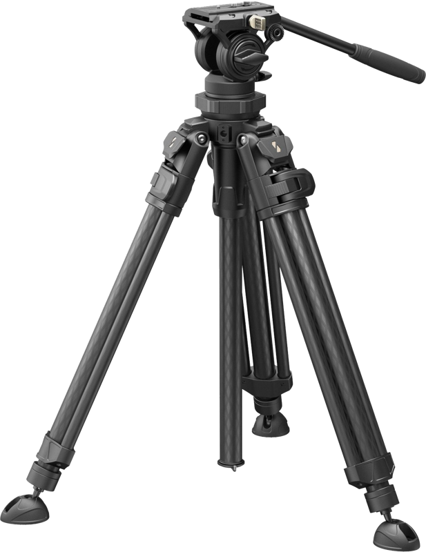 SmallRig 4420 Lightweight Video Carbon Fiber Tripod Kit AD-50 Pro