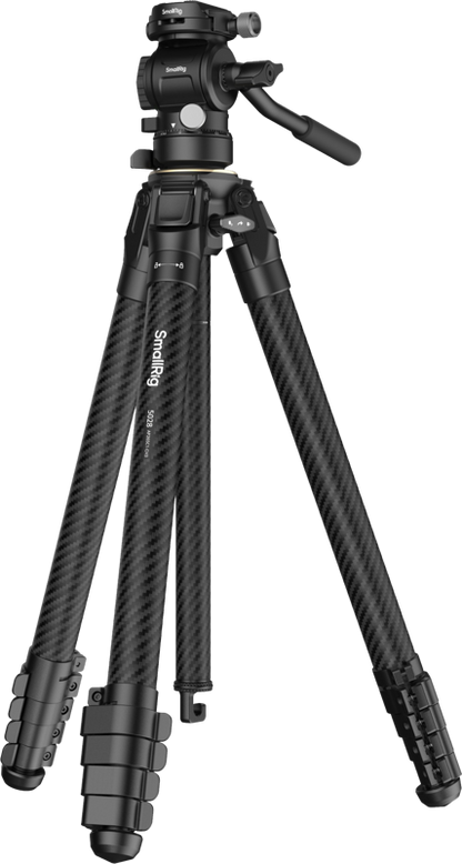 SmallRig 5028 Portable Carbon Fiber Travel Tripod Kit