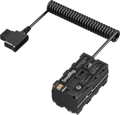 SmallRig 4884 D-Tap to Dual-Sided NP-F Dummy Battery Power Cable