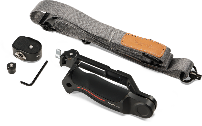 SmallRig 4383 Sling Handle with Weight-Reducing Shoulder Strap Kit for DJI RS 2, 3, 3Pro, 4, 4Pro