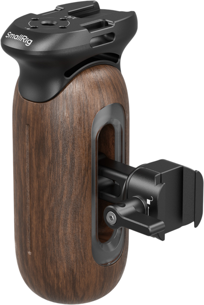 SmallRig 5239 Wooden Side Handle with NATO Clamp