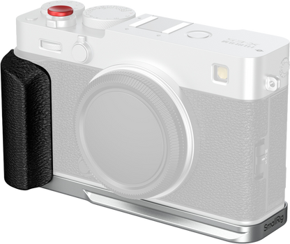 SmallRig 5447 L-Shaped Mount Plate with Silicone Handle for FUJIFILM X-E5 Silver