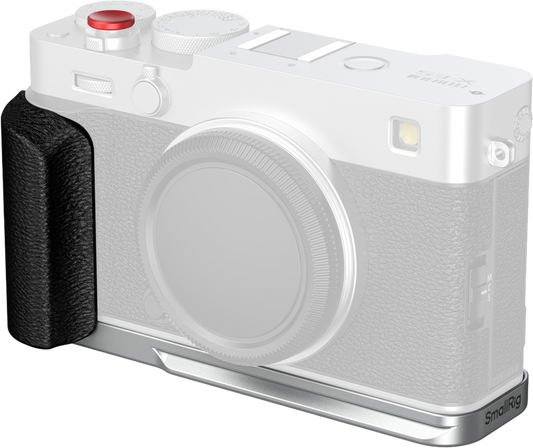 SmallRig 5447 L-Shaped Mount Plate with Silicone Handle for FUJIFILM X-E5 Silver