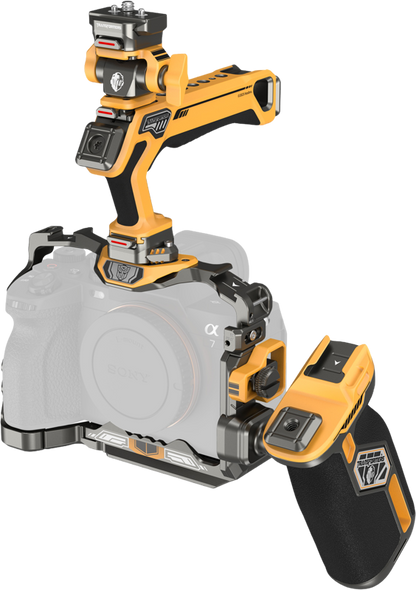 SmallRig 5518 HawkLock Quick Release Cage Kit for Sony A7R V/ A7 IV/ A7S III (Adv Ed) (Bumblebee)