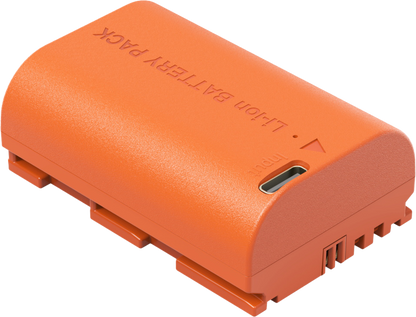 SmallRig 5407 Camera Battery USB-C Rechargeable Canon LP-E6P Orange